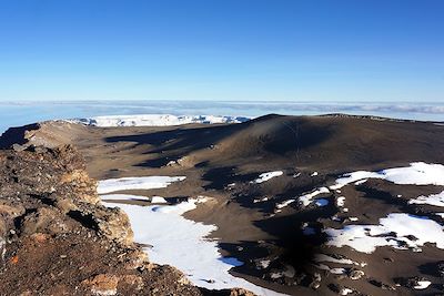 Trek entre Barafu Camp et Mweka Camp - Kilimandjaro - Tanzanie