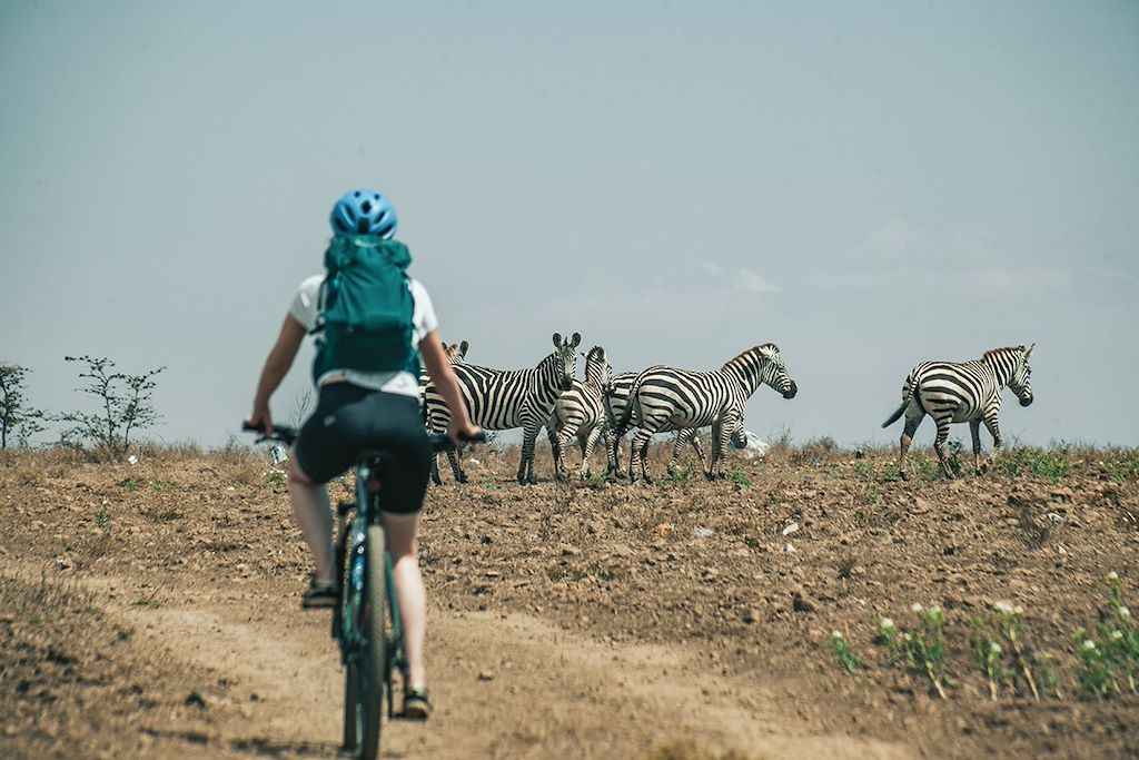 Image Savane à vélo - Tanzanie à vélo - Safari Tarangire - Lac Manyara