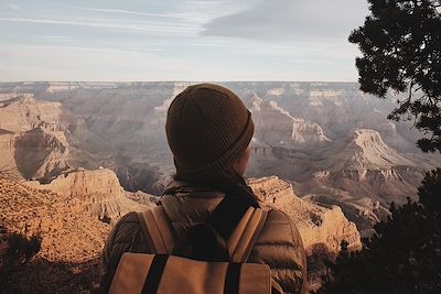 Randonneuse au Grand Canyon