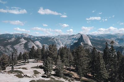 Half Dome depuis Sentinel Dome trail - Parc National de Yosemite - Etats-Unis