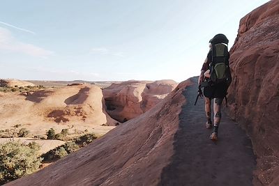 Delicate Arch Trail - Parc national d'Arches - Utah - Etats-Unis