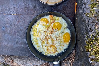 Oeufs au plat - Parc national de Yellowstone - Etats-Unis