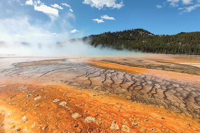 © Sylvain Mer - Grand Prismatic Spring - Parc national de Yellowstone - Wyoming - Etats-Unis Grand Prismatic Spring - Parc national de Yellowstone - Wyoming - Etats-Unis