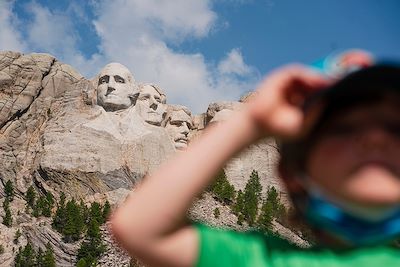 Mount Rushmore national memorial , Dakota, USA
