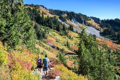 © Mark Downey - Lucid Images Gallery - Randonnée au Parc national du mont Rainier - État de Washington - États-Unis Randonnée au Parc national du mont Rainier - État de Washington - États-Unis