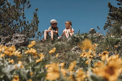 Deux petits randonneurs