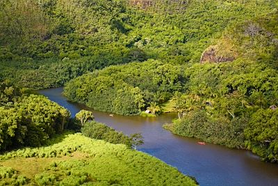 © Tor Johnson / Hawaii Tourism Authority (HTA) - Wailua River - Kauai - Hawaï Wailua River - Kauai - Hawaï