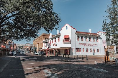Quartier de Stockyards - Fort Worth - Texas - Etats-Unis