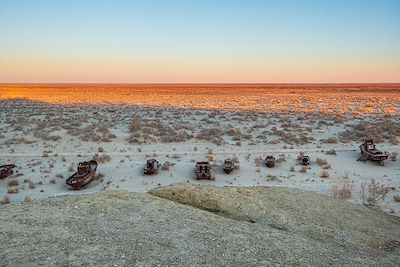 Moynaq - Cimetière de bateaux - Mer d'Aral - Ouzbékistan