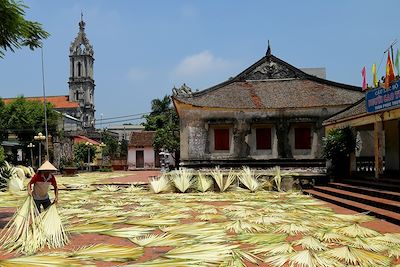 Village aux environs d'Hanoi - Vietnam