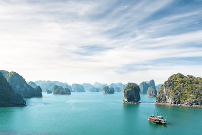 Bateaux de la Baie d'Halong - Vietnam 