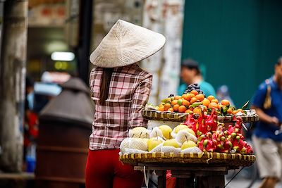 Marché de rue -  Hanoi - Vietnam