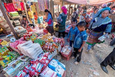 Marché - Région de Bac Ha - Vietnam