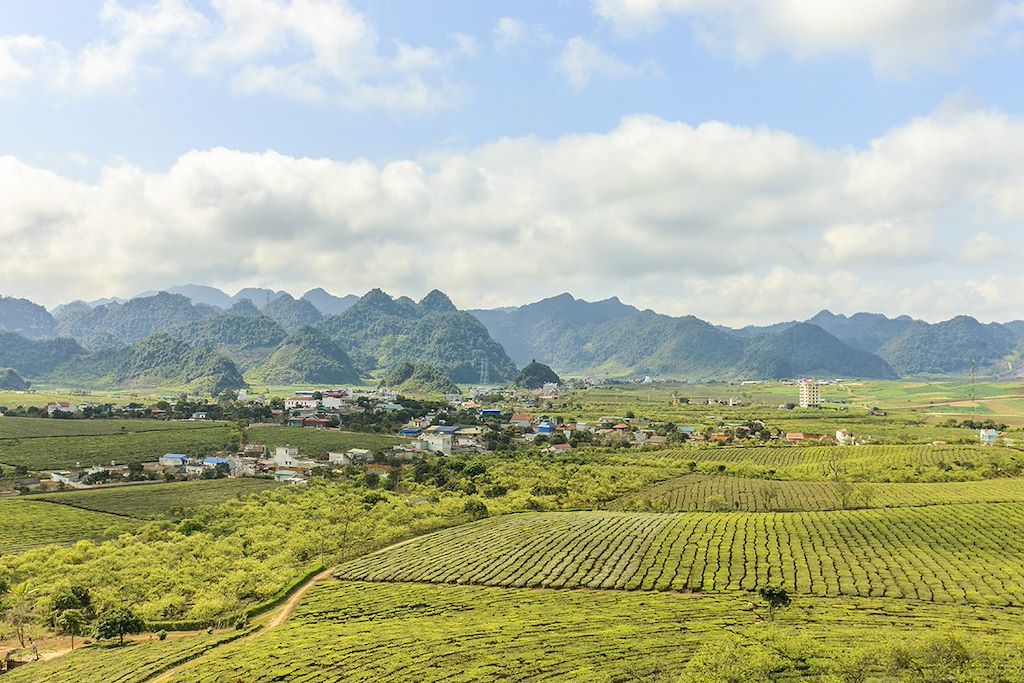 Image Baie d'Halong terrestre à vélo - Hanoi à vélo