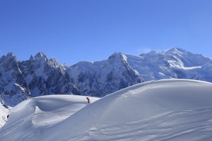 Ski de rando sur les glaciers de Chamonix
