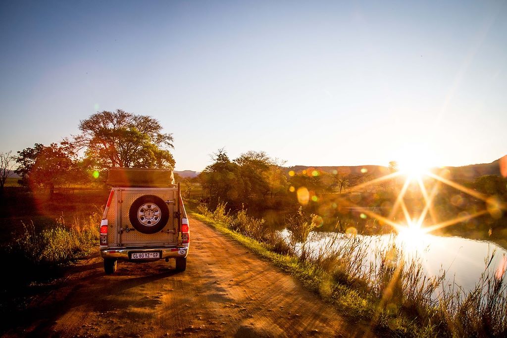 Voyage En piste pour les grands espaces d'Afrique du Sud