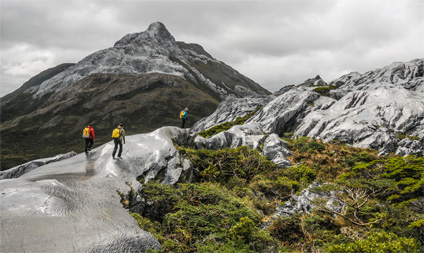 L'île aux glaciers de marbre