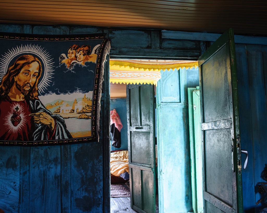 Perspective saisie dans une maison traditionnelle de la région de Shkodër, au nord de l'Albanie - ©Guillaume Herbaut