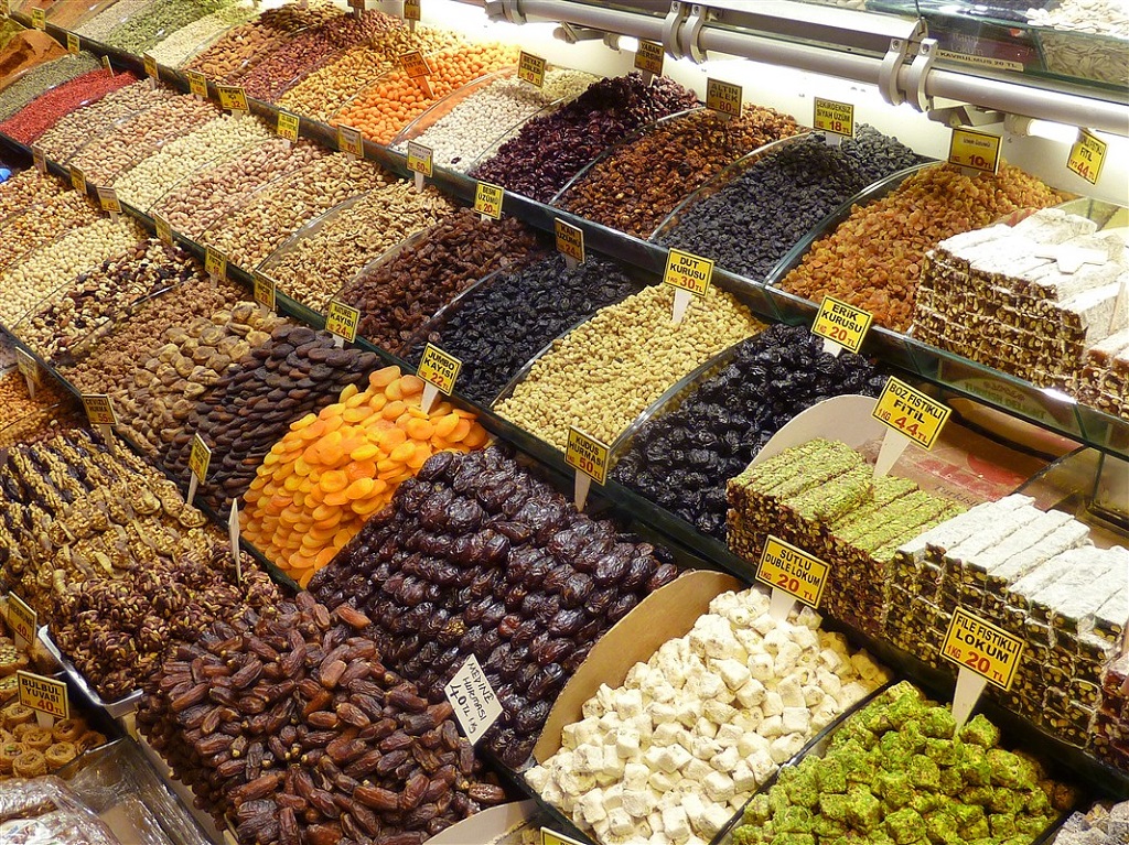 Le marché de Istanbul, Turquie