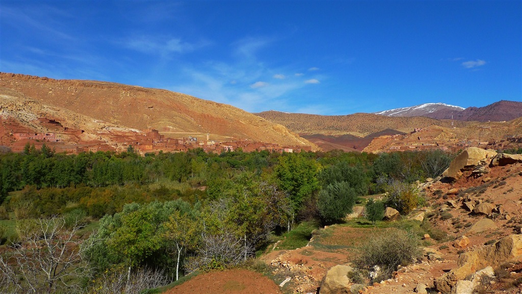 La vallée d’Ounila entre Anguelz et ait ben haddou - Maroc