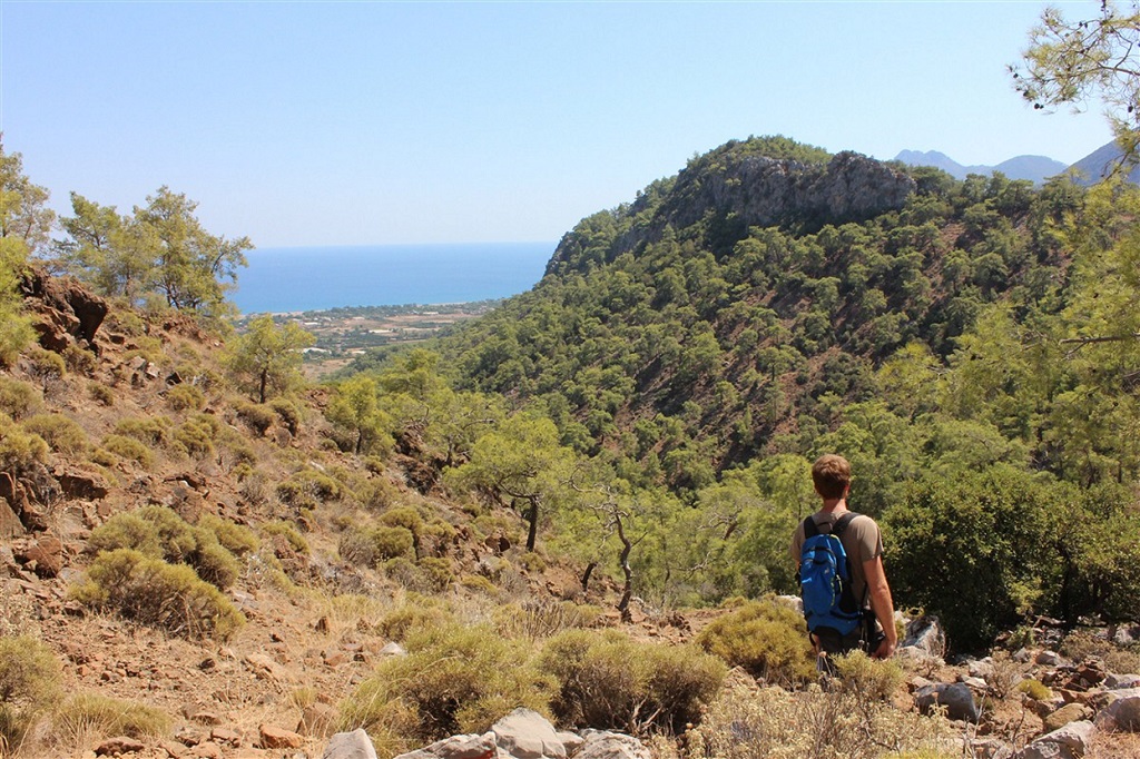 Randonnée sur la côte lycienne, Turquie