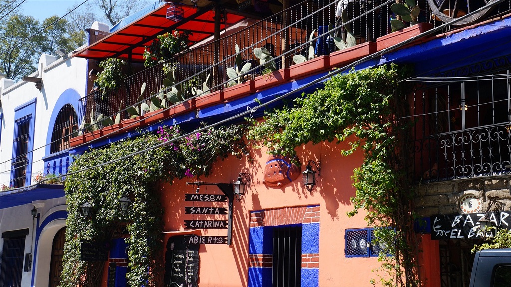 Quartier de Coyoacan à Mexico