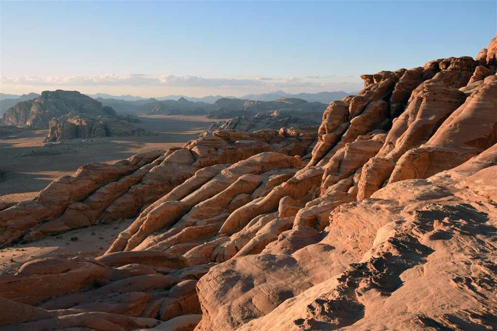 Dans le wadi Rum, Jordanie