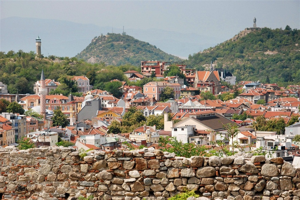 Vue sur Plovdiv, Bulgarie