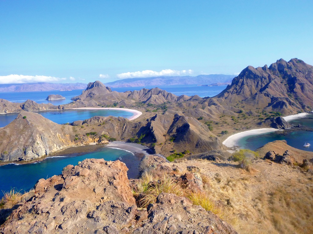 Chaîne de montagnes du parc national de Komodo