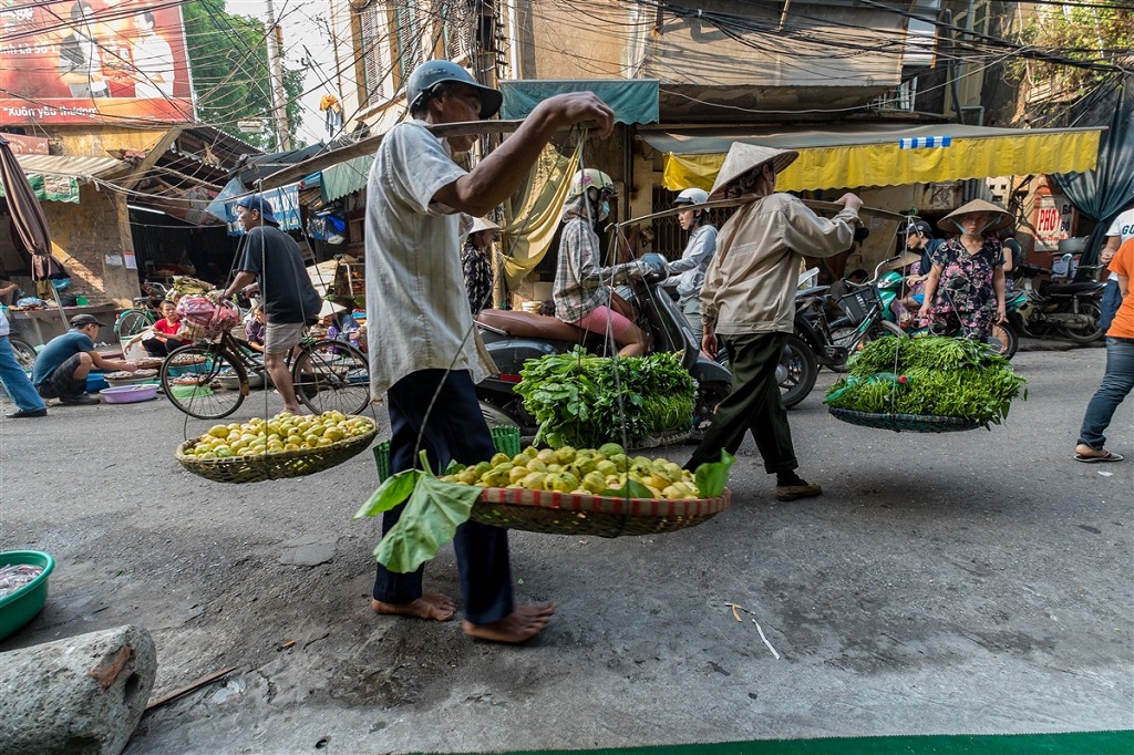 Porteurs - Hanoi - Vietnam