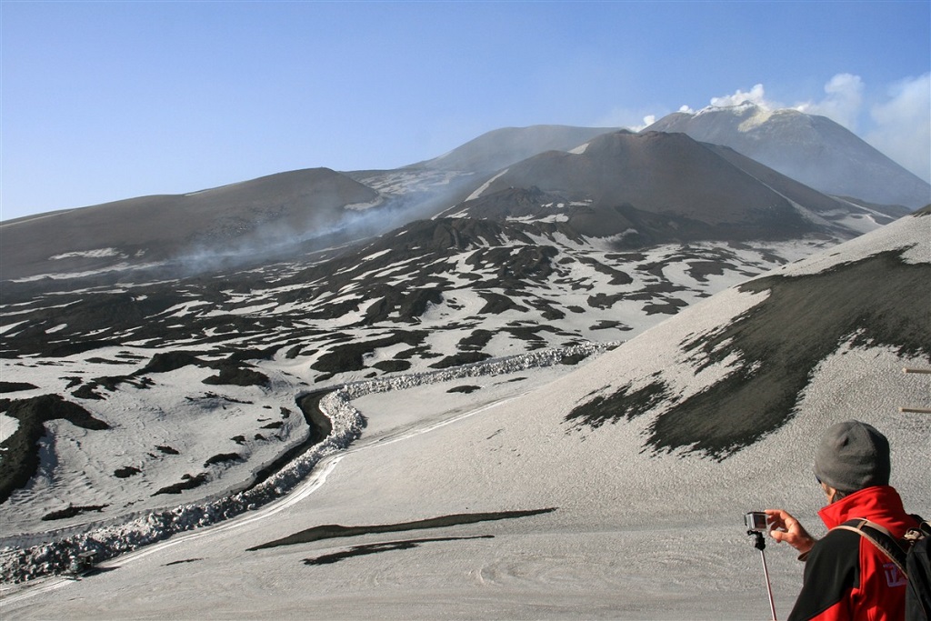 Versant sud du volcan Etna - Sicile - Italie