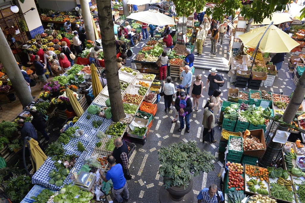 Sur le marché de Funchal - Madère - Portugal