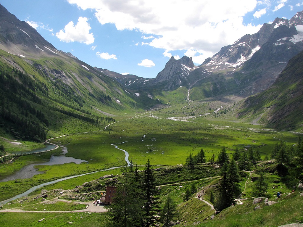 Balcon du mont Blanc, à hauteur de Courmayeur