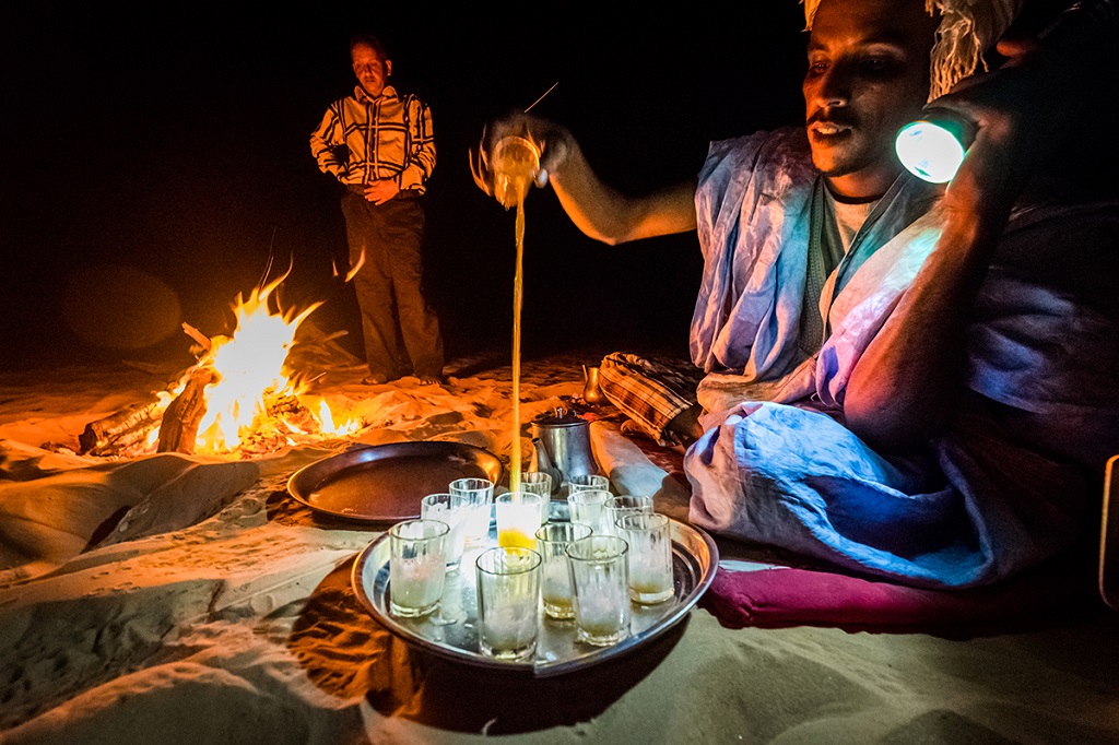 Camp dans l'Oued Timinit