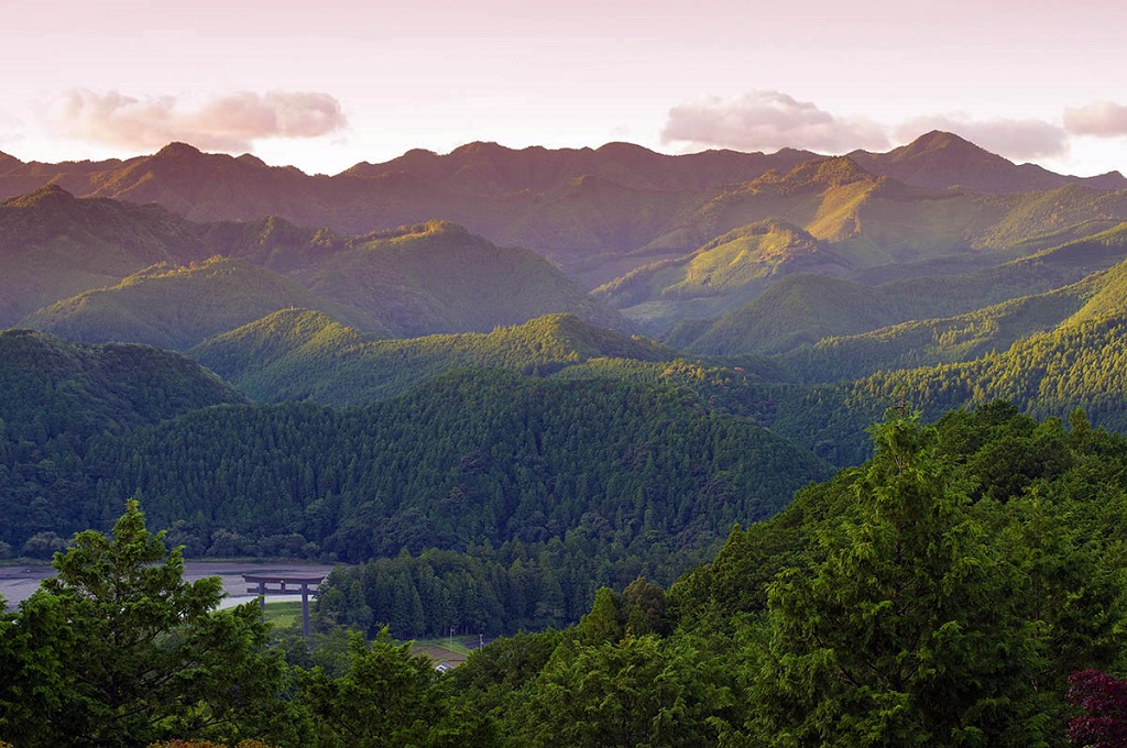 Les montagnes de Kumano