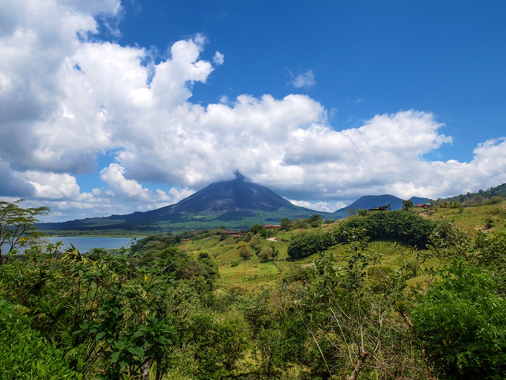 Vue sur le volcan Arenal