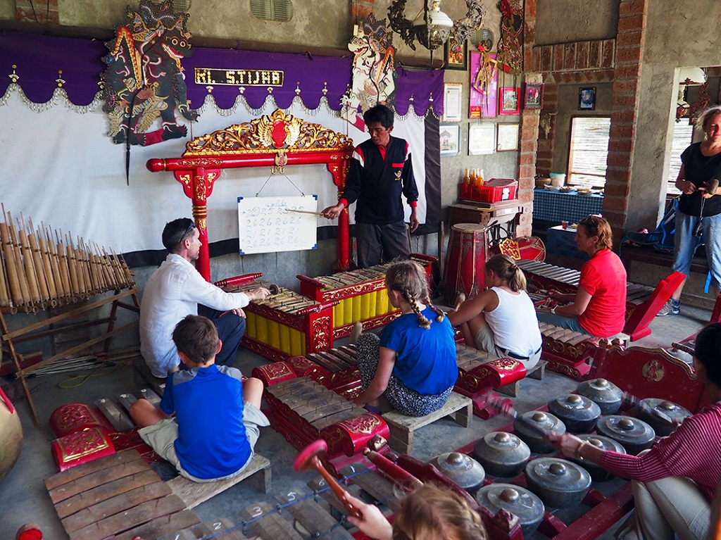 Cours de gamelan - Java - Indonésie