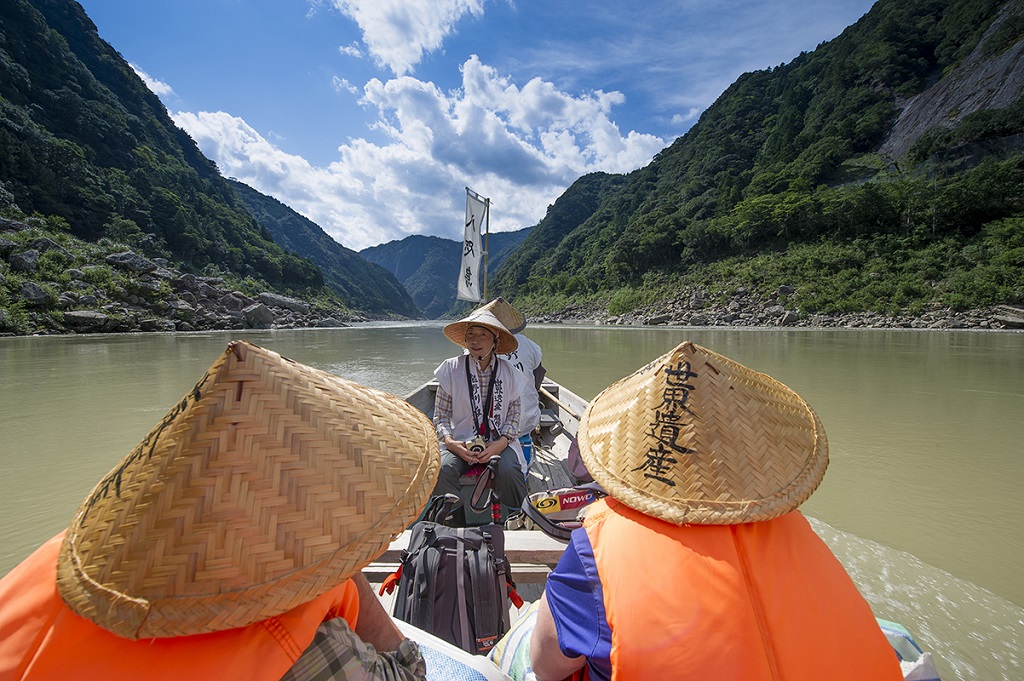 Le long de la rivière pour rejoindre Shingu