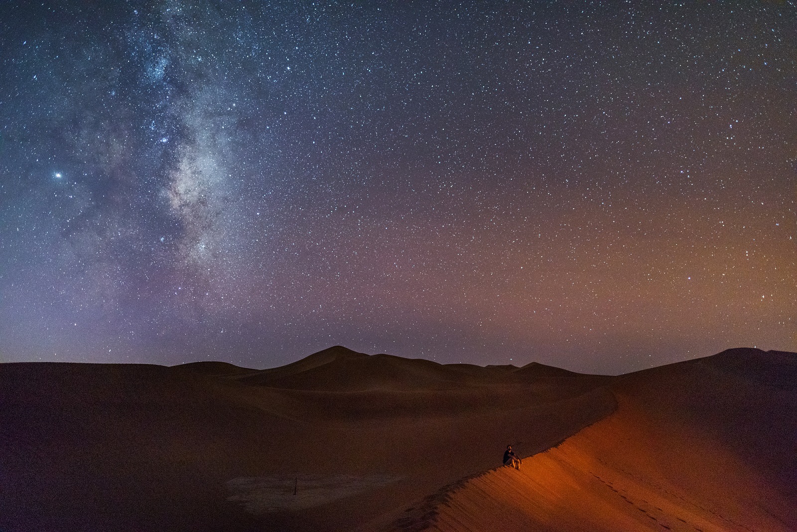 Ciel étoilé dans le désert marocain - ©Brice Portolano