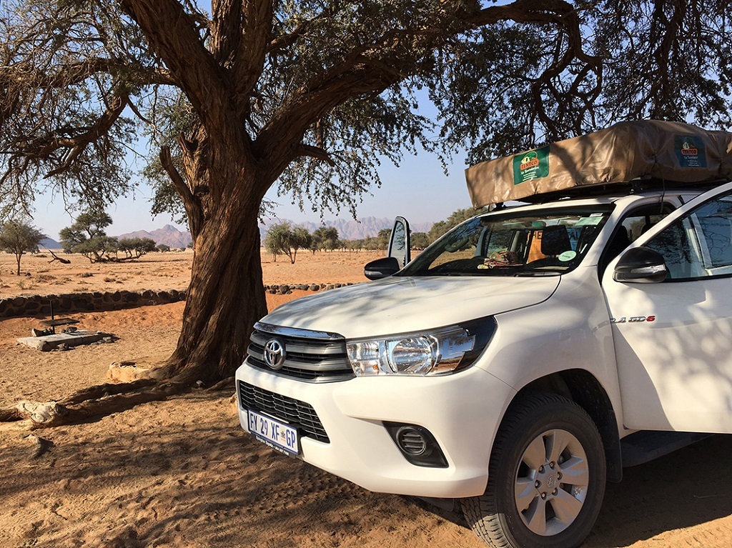 Campement en Namibie