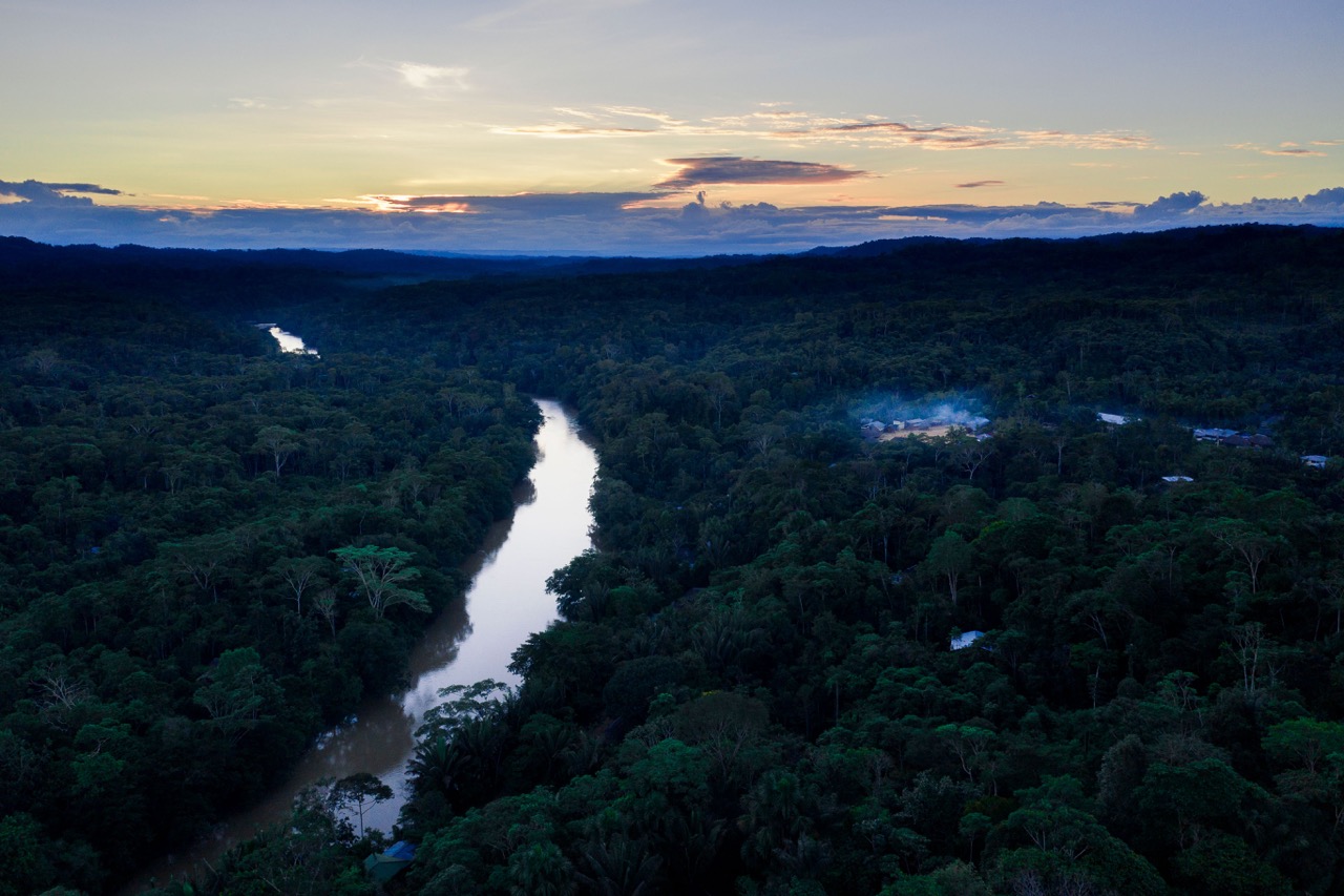 Vue aérienne de la rivière Bobonaza - ©Misha Vallejo