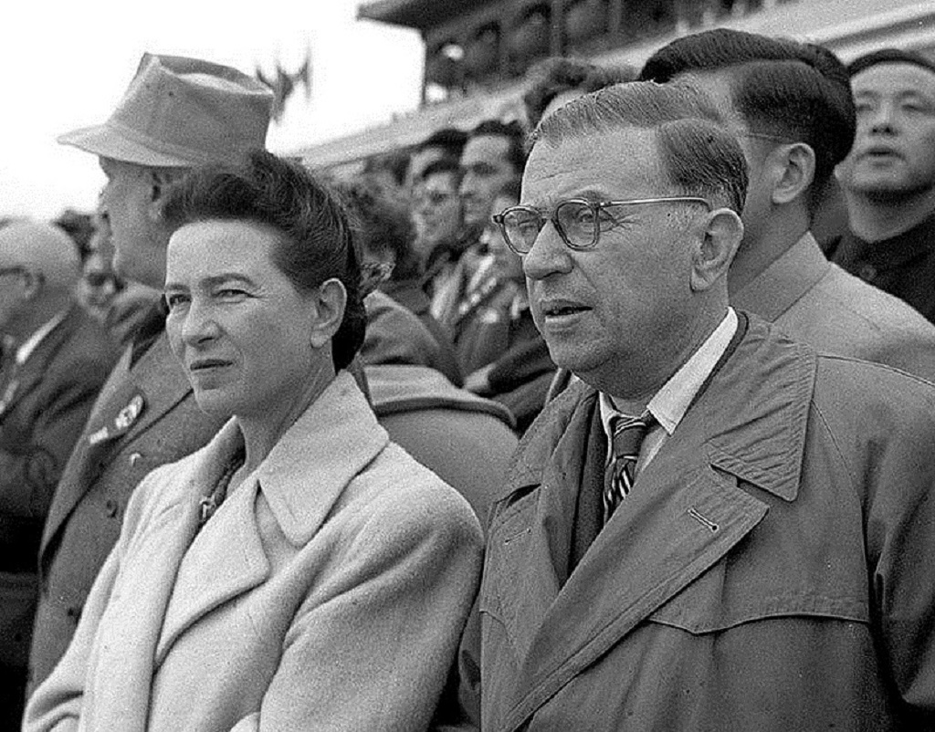 Simone de Beauvoir et Jean-Paul Sartre, en 1955