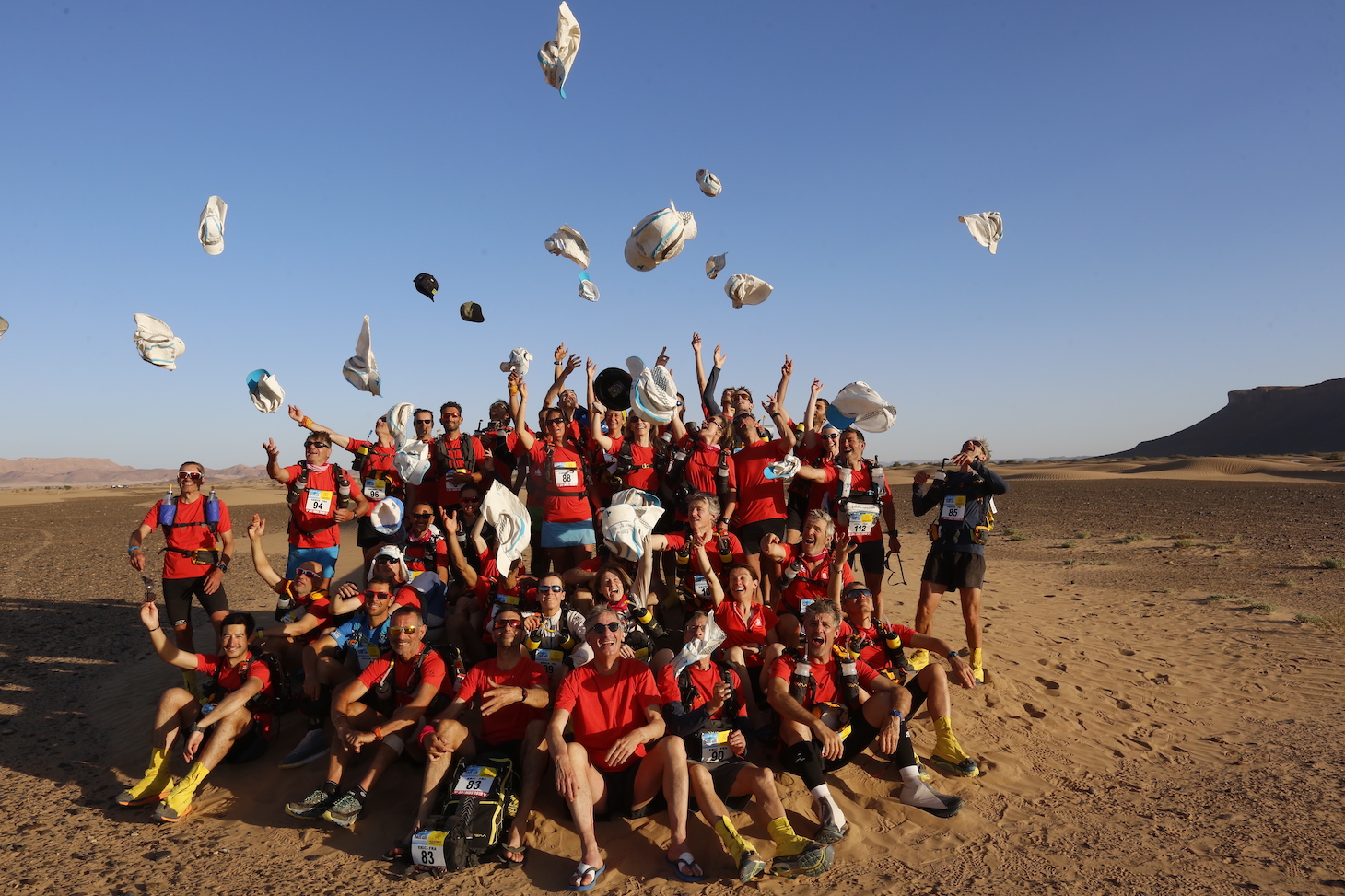 L’équipe Terres d’Aventure au 34ème Marathon Des Sables - ©Erik Sampers