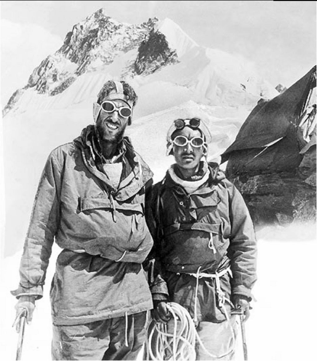 Edmund Hillary et Tensing Norgay