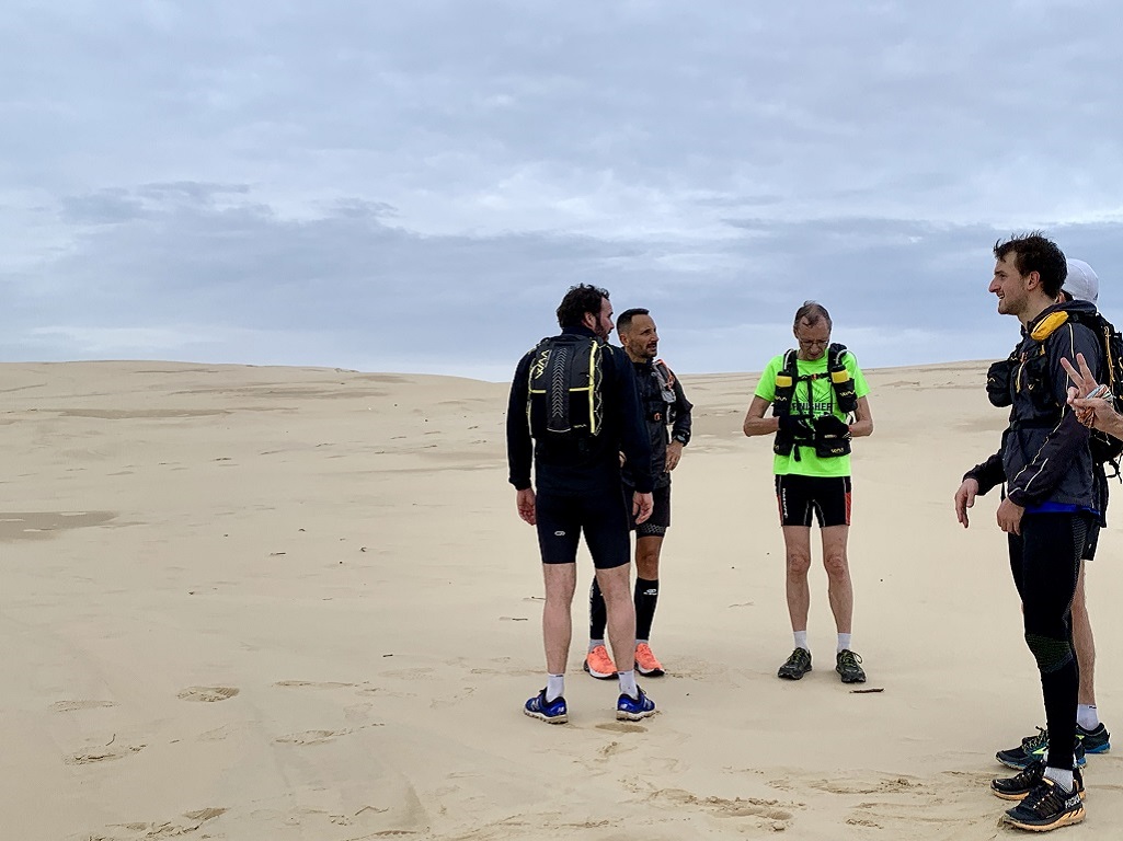 L'équipe Terdav lors de l'entraînement