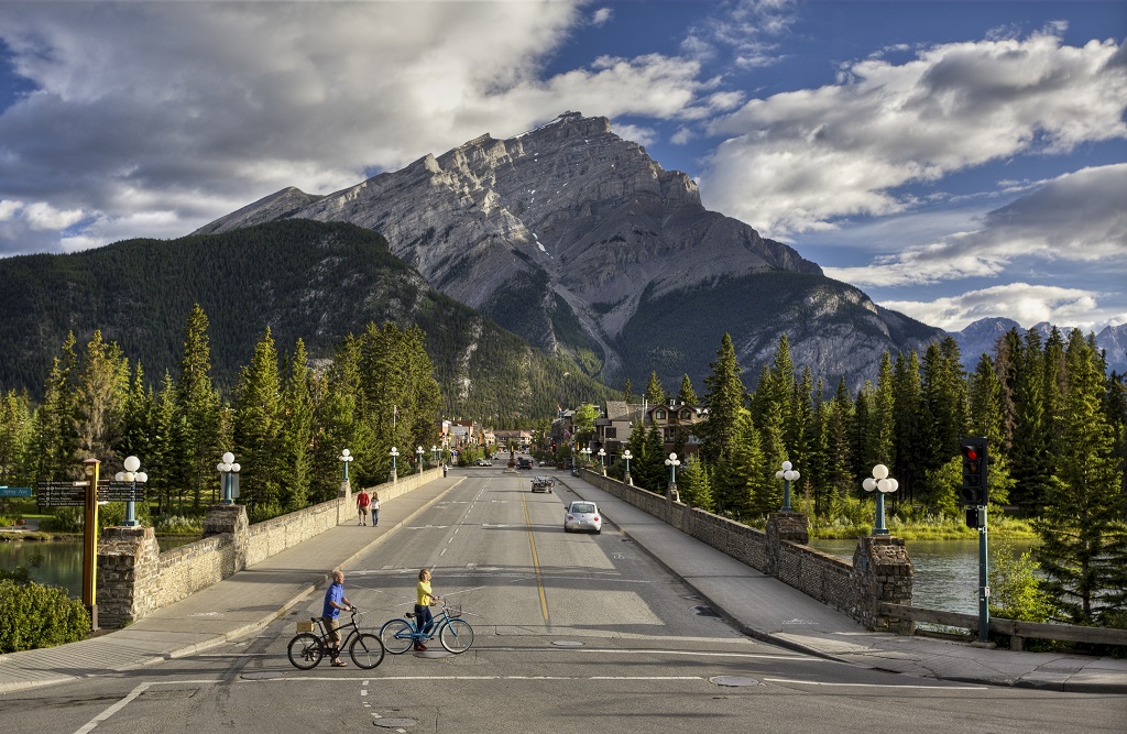 Banff à vélo - ©Destination Canada