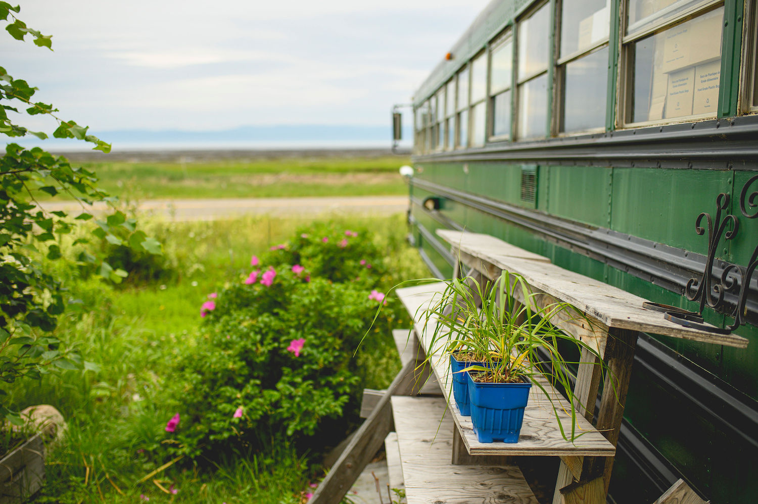 L'autobus-atelier des Jardins de la Mer - ©Julie Houde-Audet