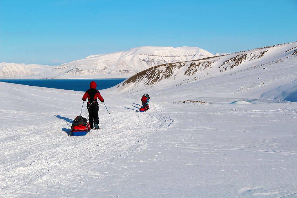 Ski en direction du Templefjord - ©Victor Labarre