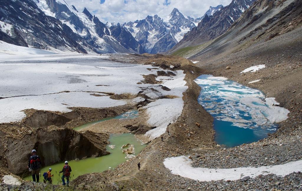 Au sommet du Gondogoro La, au Pakistan - © Philippe Barthez Au sommet du Gondogoro La, au Pakistan
