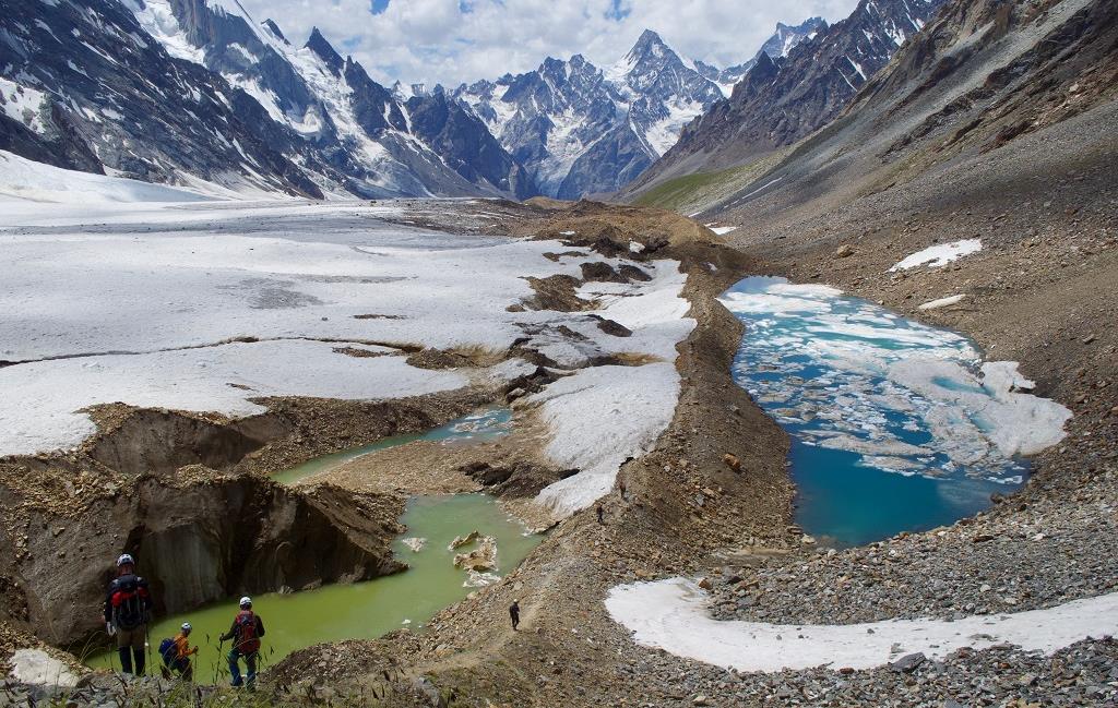 Au sommet du Gondogoro La, au Pakistan